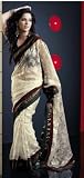 Aahna Printed Georgette Saree / Sari fabric for casual wear