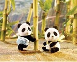 CALICO CRITTERS WILDER PANDA BEAR TWINS