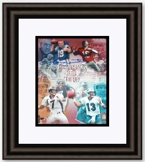 Johnny Unitas Autographed/Hand Signed Baltimore Colts 8x10 Photo (with Dan Marino, Joe Montana, and