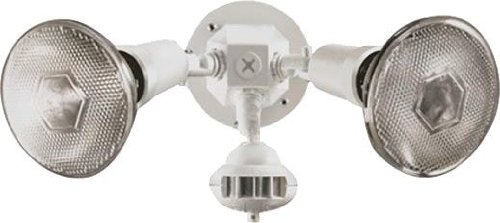 Brinkmann Home Security 110 degree Motion Detector Light, White
