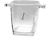 Culver Inc., Monogram I Square Base Glass Cooler / Ice Bucket