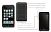 Macally MSUIT-P Silikon-Schutzhülle (Displayschutz) für Apple iPhone 3G/3GS schwarz