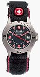 Wenger Men's Extreme II Swiss Military Watch - Black Dial/Black Nylon Strap