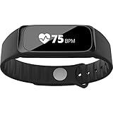 Striiv Fusion Bio Activity Smartwatch, Black/Red/Denim Blue, One Size