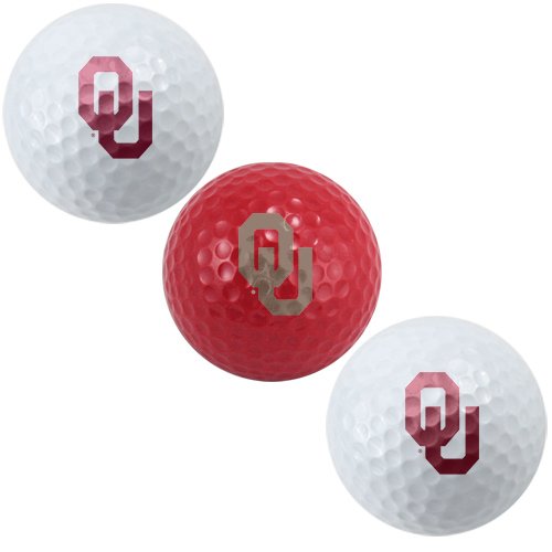Oklahoma Sooners 3-pack Golf Balls