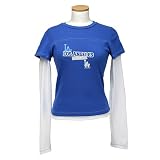 Los Angeles Dodgers Women's Long Sleeve Double Layer T-shirt by 5th & Ocean