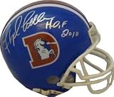 Floyd Little signed Denver Broncos TB Replica Mini Helmet HOF 10