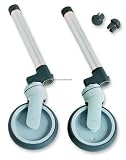 Swivel Wheels with Glide Tips--INV6267 (Pack)--SizeA : 5