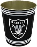NFL Oakland Raiders Metal Wastebasket
