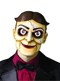 Ventriloquist Dummy Costume Mask Brown Hair