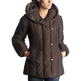 Larry Levine Women's Short Down Coat
