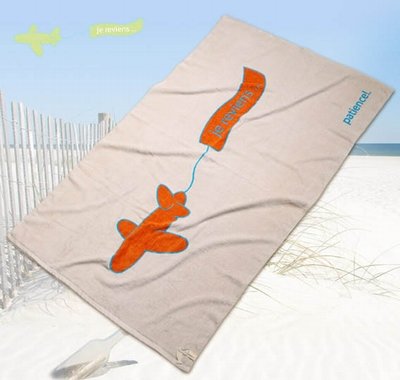 Splash - Serviette de plage - Je reviens !