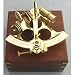 8" Brass Astrolabe w/ Wooden Box: Nautical Sextent