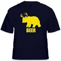 Bear + Deer = Beer T-Shirt (Navy Blue) #38/#B204