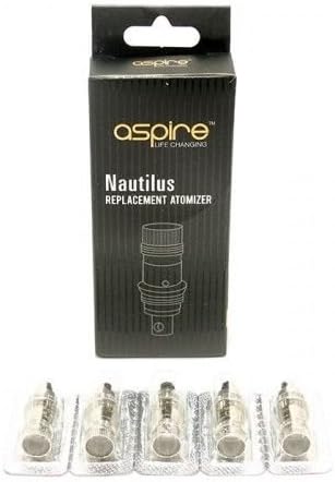 Aspire Nautilus Bottom Dual Coil 1.8 Ohm Replacement Coil Heads 5 pack