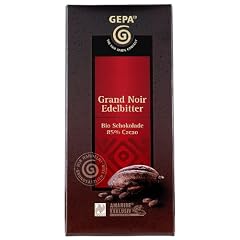 Gepa Bio Grand Noir Edelbitter, 85% Cacao, 2er Pack (2 x 100 g Packung)