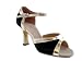 Ladies Latin Ballroom Classic 6024 Black Satin & GT 3