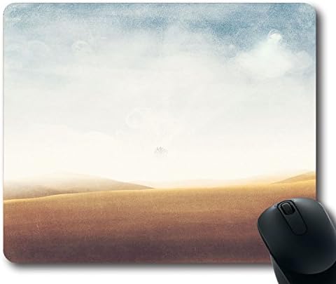 Artistic Minimalism Bloom Sand Noise Minimalist Mouse Pad Standard Size 9 inch(220mm) X 7 inch(180mm)
