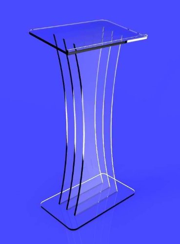 Knock Down Acrylic Podium Plexiglass Pulpit Lectern Church Reception