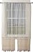 Maytex Charlyne Lace Window Panel, White