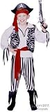 Child's Buccaneer Pirate Costume (Size: Large 12-14)