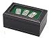 Double Twelve Dominoes with Black Leather Display Case