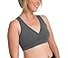 Soft French Terry Nursing Sleep Bra for Maternity / Breastfeeding (Small, Grey)