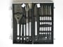 Bbq Tools Set 17 Piece Stainless Steel with Aluminum Carrying Case
