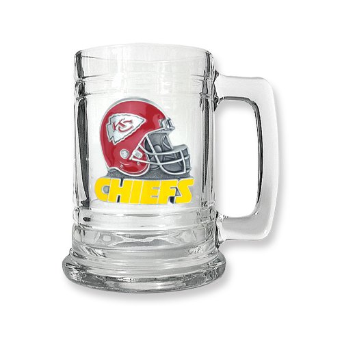 Kansas City Chiefs 15oz Glass Tankard