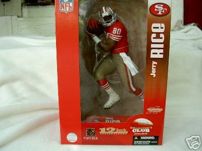 Mcfarlane Jerry Rice 12 Inch Figure in San Francisco 49ers Red Jersey Exclusives