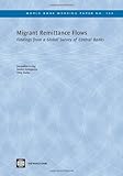 Migrant remittance flows : findings from a global survey of central banks