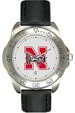 Nebraska Cornhuskers Suntime Sport Leather Mens NCAA Watch
