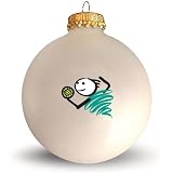 Glass Ornament - Volleyball Fanatic (Female)