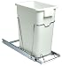 Glidez Glides Cabinet Waste Trash Can Sliding Organizer (19H - 8 Gal) by Whitney Design