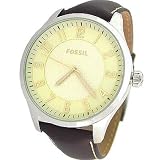 Fossil Three Hand Champagne Dial Watch