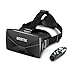 DESTEK 2016 New Version Vone 3D VR Virtual Reality Headset 3D VR Glasses with NFC for 4~6 inch Smartphones for 3D Movies/Games,Better than Google Cardboard, Include Bluetooth Remote,iPhone5 Holder