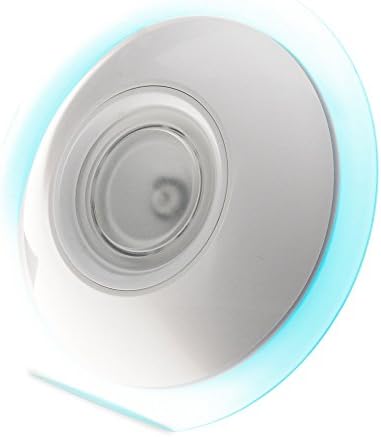 Buwei 256 Colour Changing UFO Shape Touch Sensor Night Light Lamp Table Ambient Mood Light (White)
