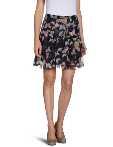 MEXX Damen Rock (knielang), N1ME5067, Gr. 40 (L), Blau (463) Preisvergleich