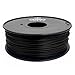 Gizmo Dorks 3mm (2.85mm) HIPS Filament 1kg / 2.2lb for 3D Printers, Black