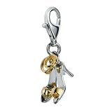Hot Diamonds Shoe Goddess Charm, Sterling Silver