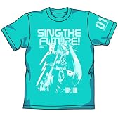 初音ミク 初音ミクグラフィックTシャツ ターコイズブルー:XL