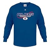 Chicago Cubs Youth On the Ball Long Sleeve T-shirt by Majestic Athletic
