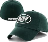NFL New York Jets Franchise Fitted Hat, Dark Green, Medium