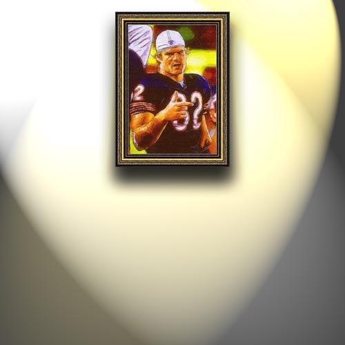 Completely Handpainted American Football Sport Painting, Custom Order FL9469, Oil on Canvas, with Option to Paint Jerry, Brett & Co. from Any Other Favorite Photograph or Picture, Unframed, Size 15'' x 22