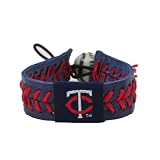 MLB Minnesota Twins Team Color Baseball Bracelet