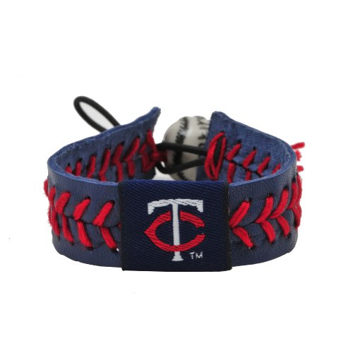 MLB Minnesota Twins Team Color Baseball Bracelet