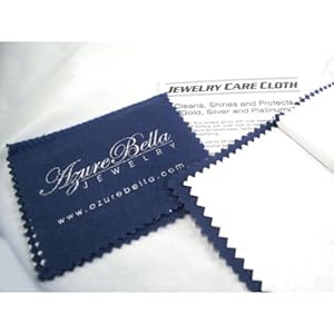 Jewelry Polishing and Cleaning Cloth 2-part Gold, Silver, Platinum