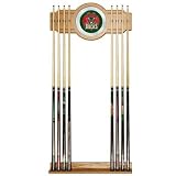 NBA Milwaukee Bucks Billiard Cue Rack with Mirror