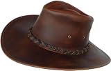 Henschel Crushable Leather Walker Outback Aussie River Hat Made in USA 41eiH9y9vPL. SL160 Henschel Crushable Leather Walker Outback Aussie River Hat Made in USA