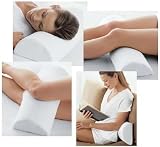 'Half Moon' Memory Foam Cushion Pillow - Soft Yet Firm - Use For Neck, Lower Back, Knees, Legs, Feet Virtually Any Position!